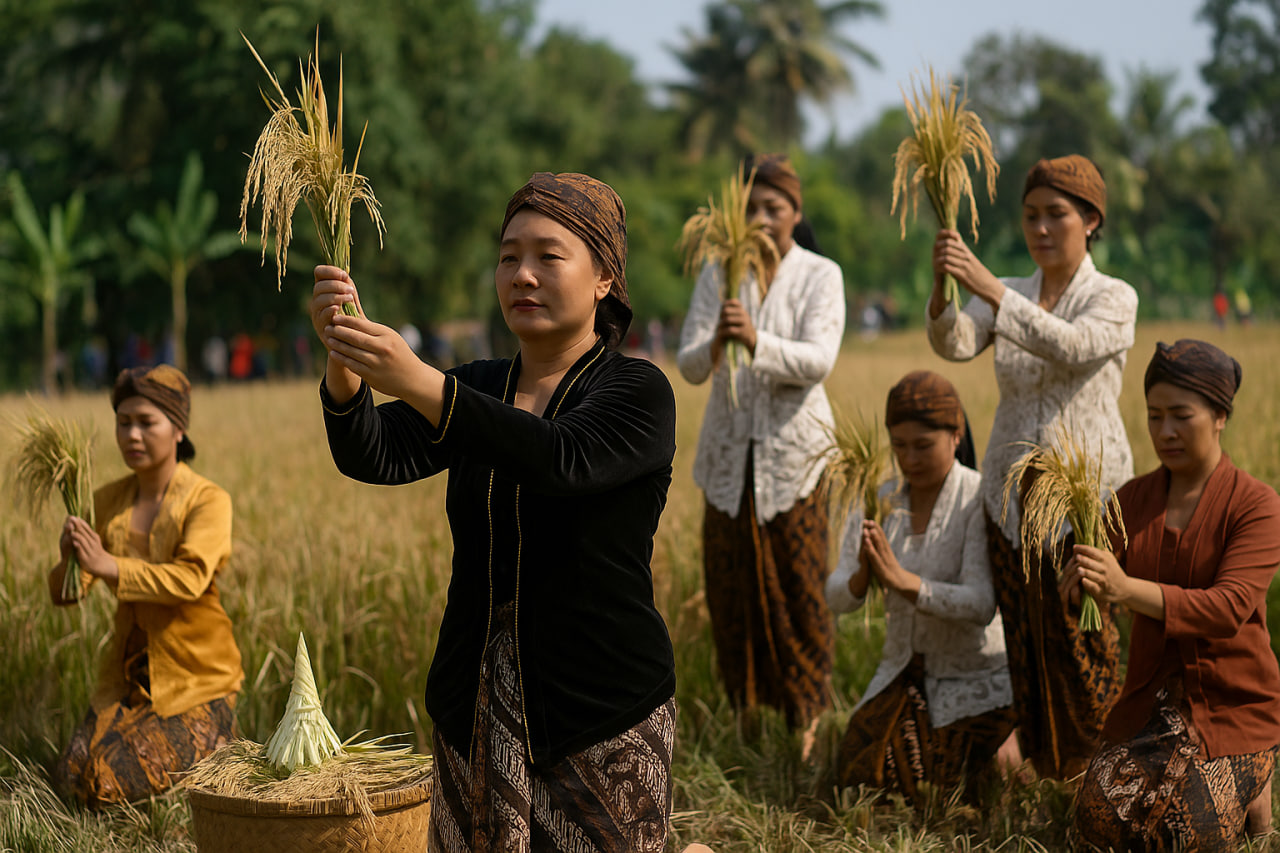 ritual panen padi