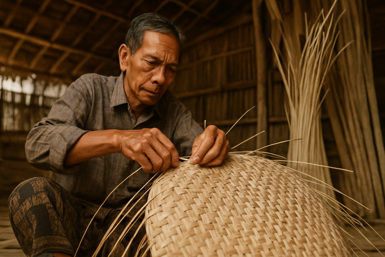 teknik anyaman tradisional